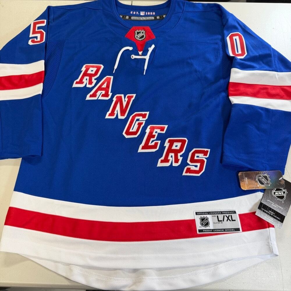 Will Cuylle New York Rangers NHL Youth Jersey Blue L/XL NWT *See Notes*